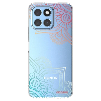 Picasee silikonski prozorni ovitek za Honor X8 5G - Flowers pattern