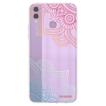 Picasee silikonski prozorni ovitek za Honor 8X - Flowers pattern
