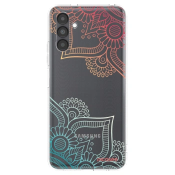 Picasee silikonski prozorni ovitek za Samsung Galaxy A04s A047F - Flowers pattern