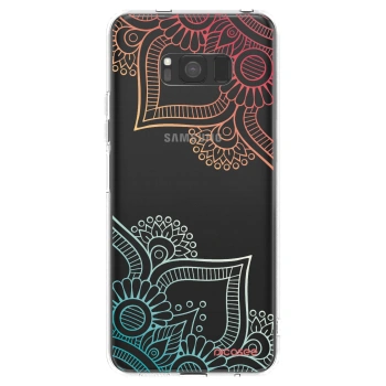 Picasee silikonski prozorni ovitek za Samsung Galaxy S8 G950F - Flowers pattern