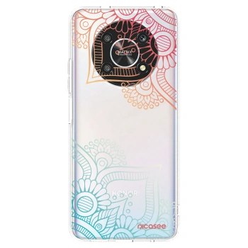 Picasee silikonski prozorni ovitek za Honor Magic4 Lite 5G - Flowers pattern