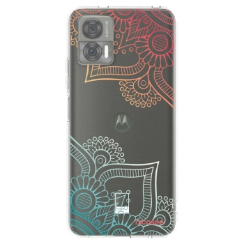 Picasee silikonski prozorni ovitek za Motorola Edge 30 Neo - Flowers pattern