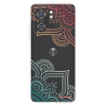 Picasee silikonski prozorni ovitek za Motorola Edge 40 - Flowers pattern