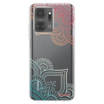 Picasee silikonski prozorni ovitek za Honor X7a - Flowers pattern