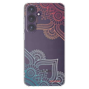Picasee silikonski prozorni ovitek za Samsung Galaxy S24+ S926B 5G - Flowers pattern