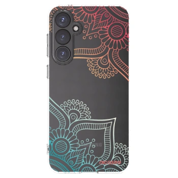 Picasee silikonski prozorni ovitek za Samsung Galaxy S23 FE S711B - Flowers pattern