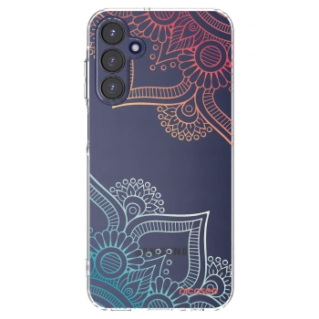 Picasee silikonski prozorni ovitek za Samsung Galaxy A15 A155F 4G - Flowers pattern
