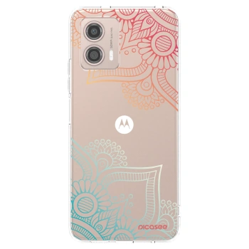Picasee silikonski prozorni ovitek za Motorola Moto G53 5G - Flowers pattern