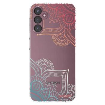 Picasee silikonski prozorni ovitek za Samsung Galaxy A05s A057G - Flowers pattern