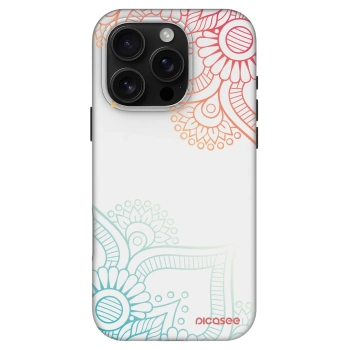Picasee Fashion Case MagSafe za Apple iPhone 16 Pro - Flowers pattern