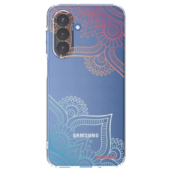 Picasee silikonski prozorni ovitek za Samsung Galaxy A17 5G - Flowers pattern