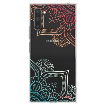 Picasee silikonski prozorni ovitek za Samsung Galaxy Note 10 N970F - Flowers pattern