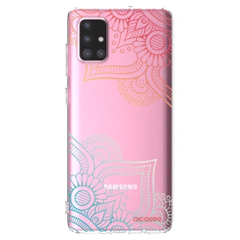 Picasee silikonski prozorni ovitek za Samsung Galaxy A71 A715F - Flowers pattern