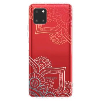 Picasee silikonski prozorni ovitek za Samsung Galaxy Note 10 Lite N770F - Flowers pattern
