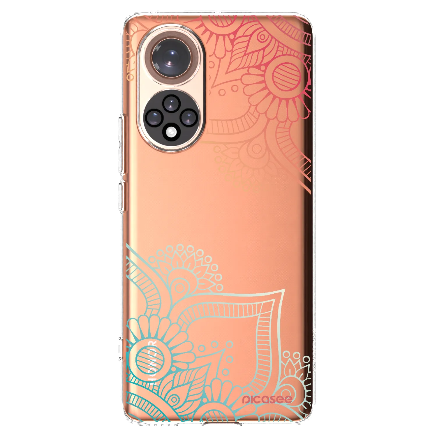Picasee silikonski prozorni ovitek za Huawei Nova 9 - Flowers pattern