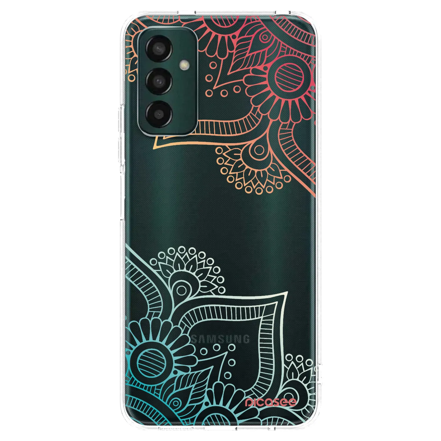 Picasee silikonski prozorni ovitek za Samsung Galaxy M23 5G - Flowers pattern