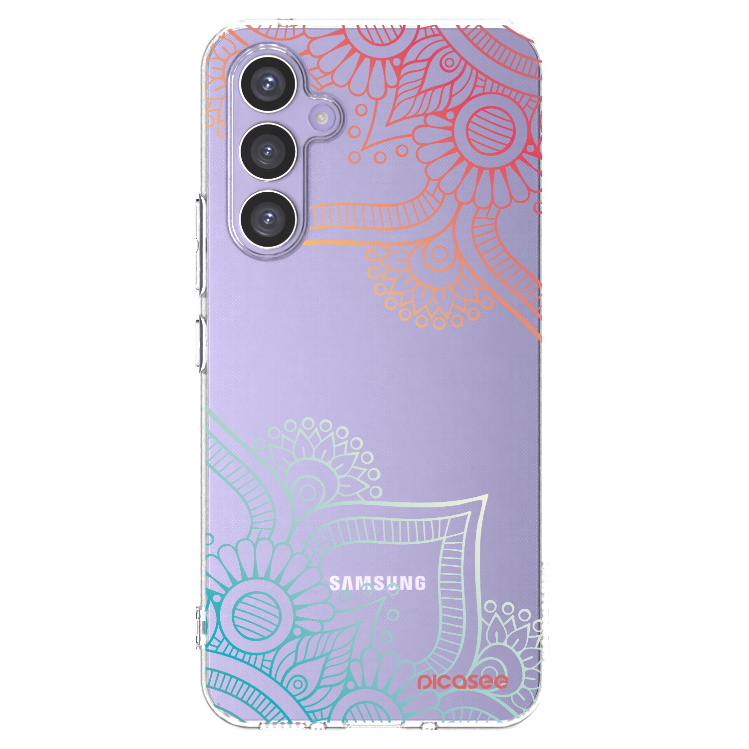 Picasee silikonski prozorni ovitek za Samsung Galaxy A54 5G A546B - Flowers pattern