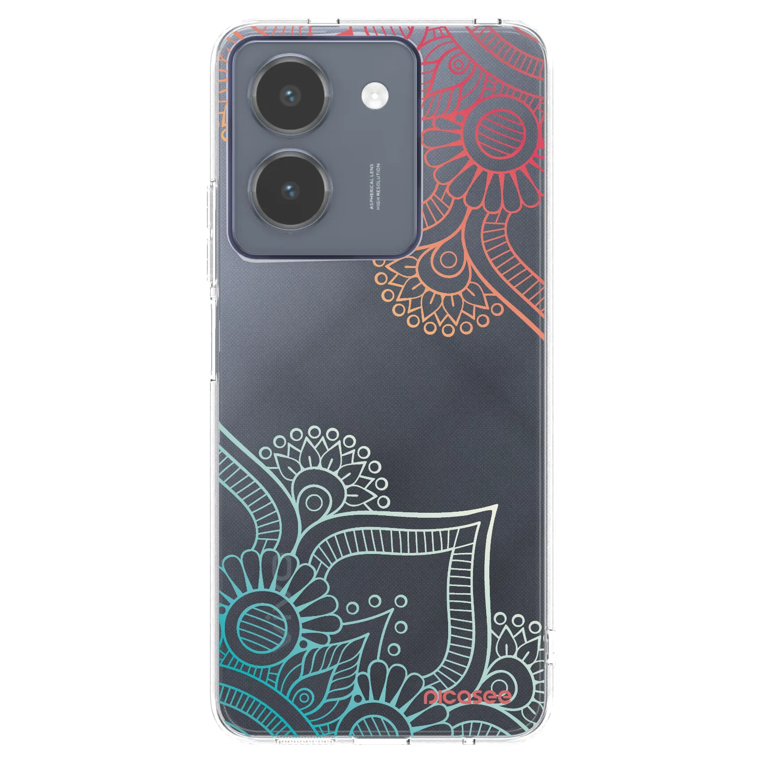 Picasee silikonski prozorni ovitek za Vivo Y36 4G - Flowers pattern