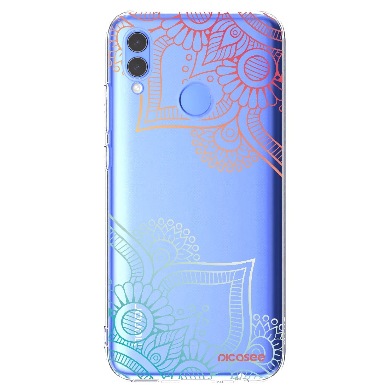 Picasee silikonski prozorni ovitek za Huawei P Smart 2019 - Flowers pattern