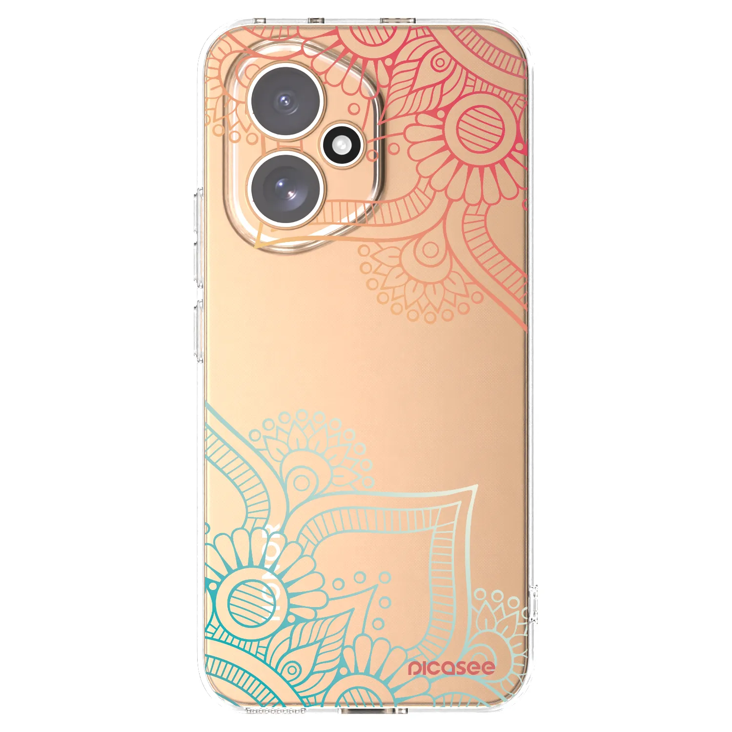 Picasee silikonski prozorni ovitek za Honor 400 5G - Flowers pattern