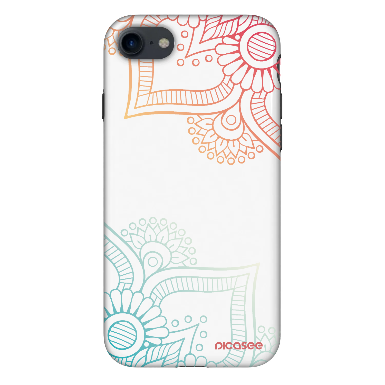 Picasee Fashion Case za Apple iPhone SE 2022 - Flowers pattern