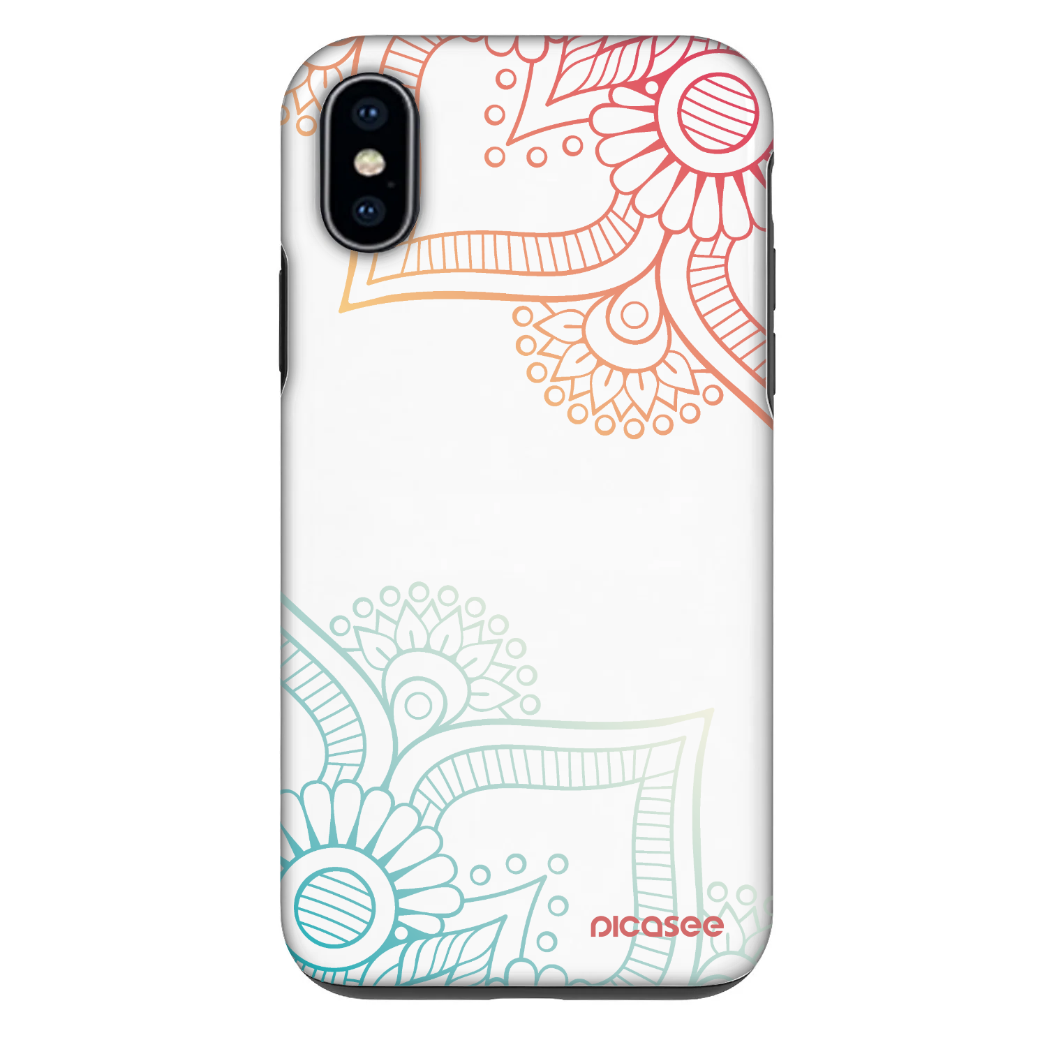 Picasee Fashion Case za Apple iPhone X/XS - Flowers pattern