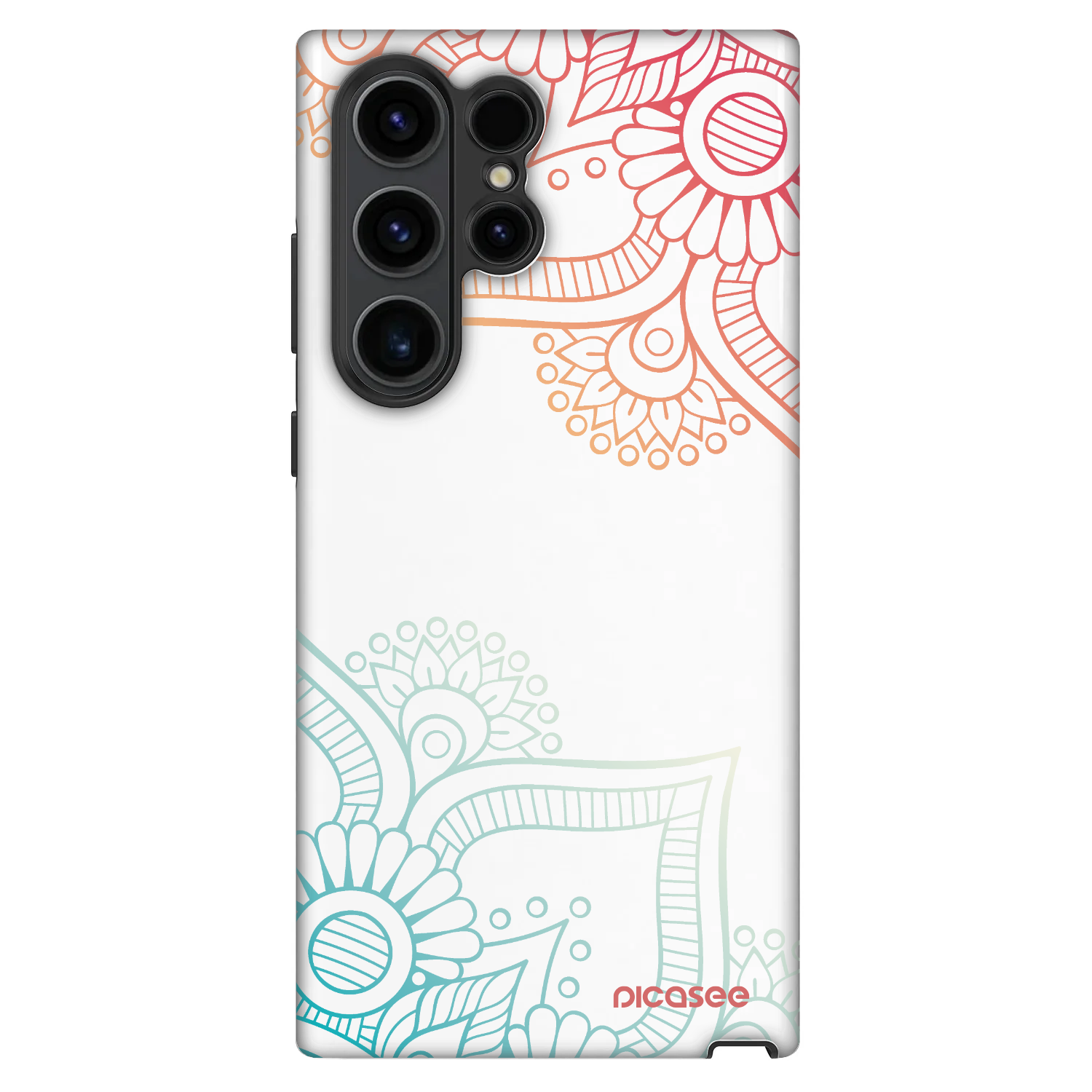 Picasee Fashion Case za Samsung Galaxy S23 Ultra 5G - Flowers pattern