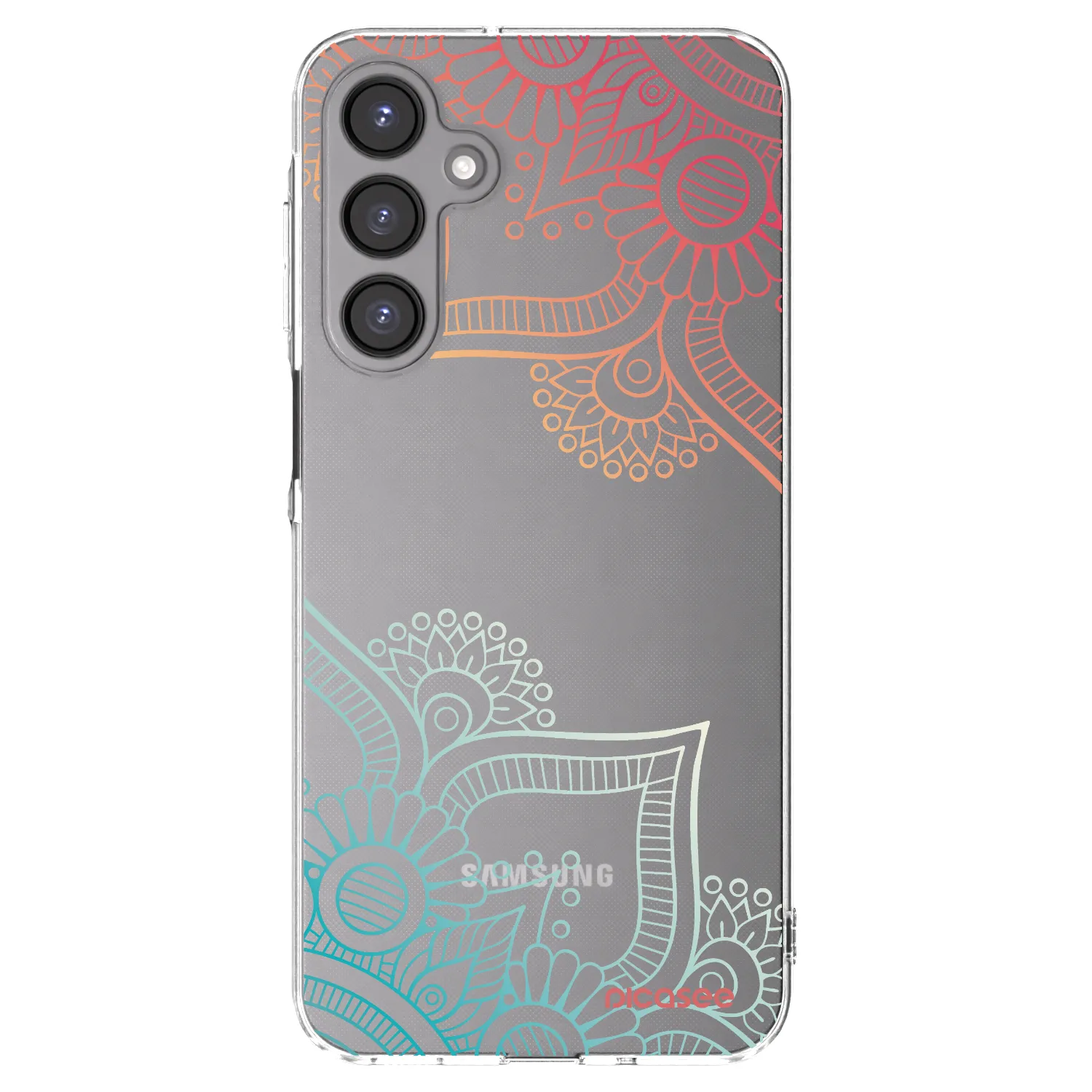 Picasee silikonski prozorni ovitek za Samsung Galaxy A16 4G - Flowers pattern