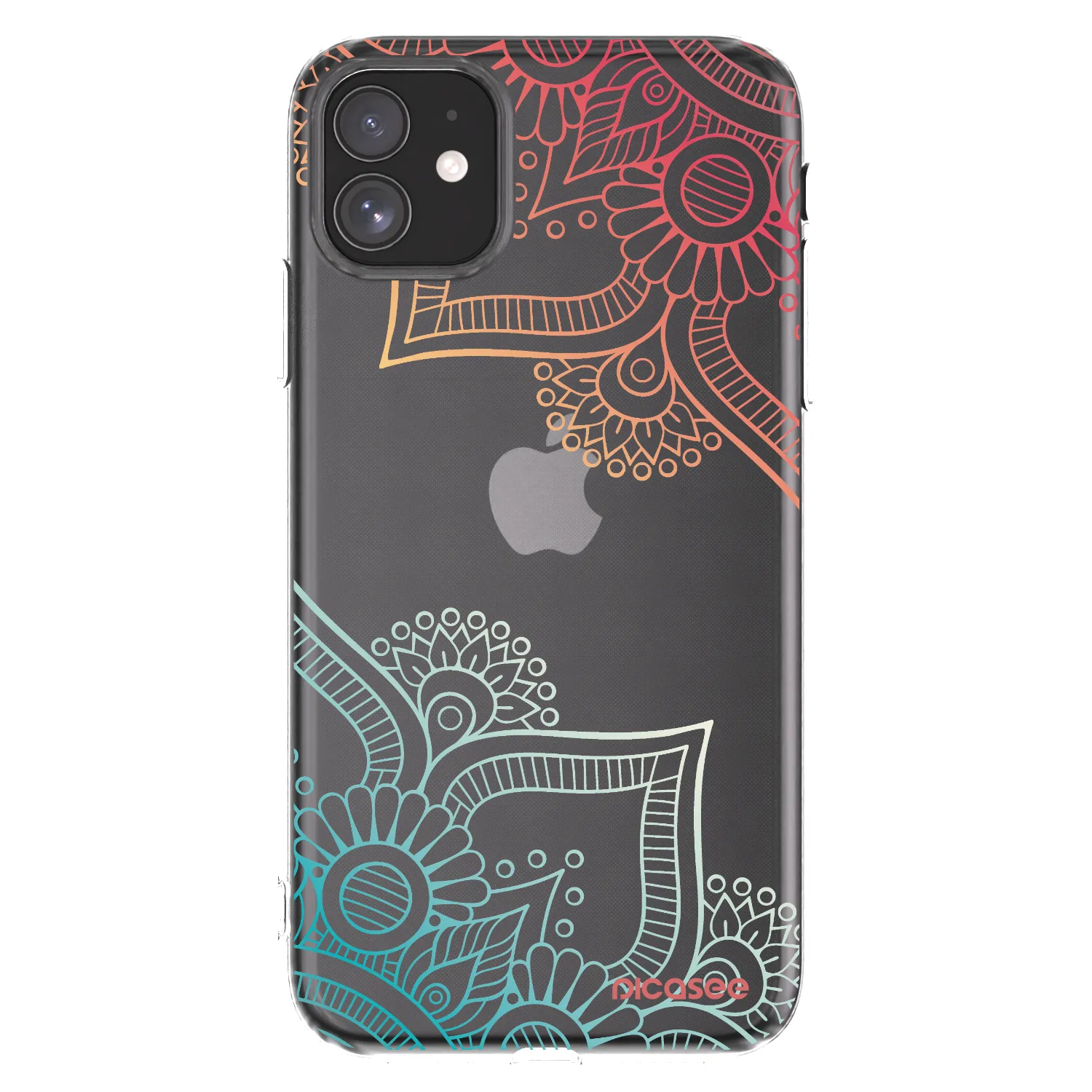 Picasee silikonski prozorni ovitek za Apple iPhone 11 - Flowers pattern