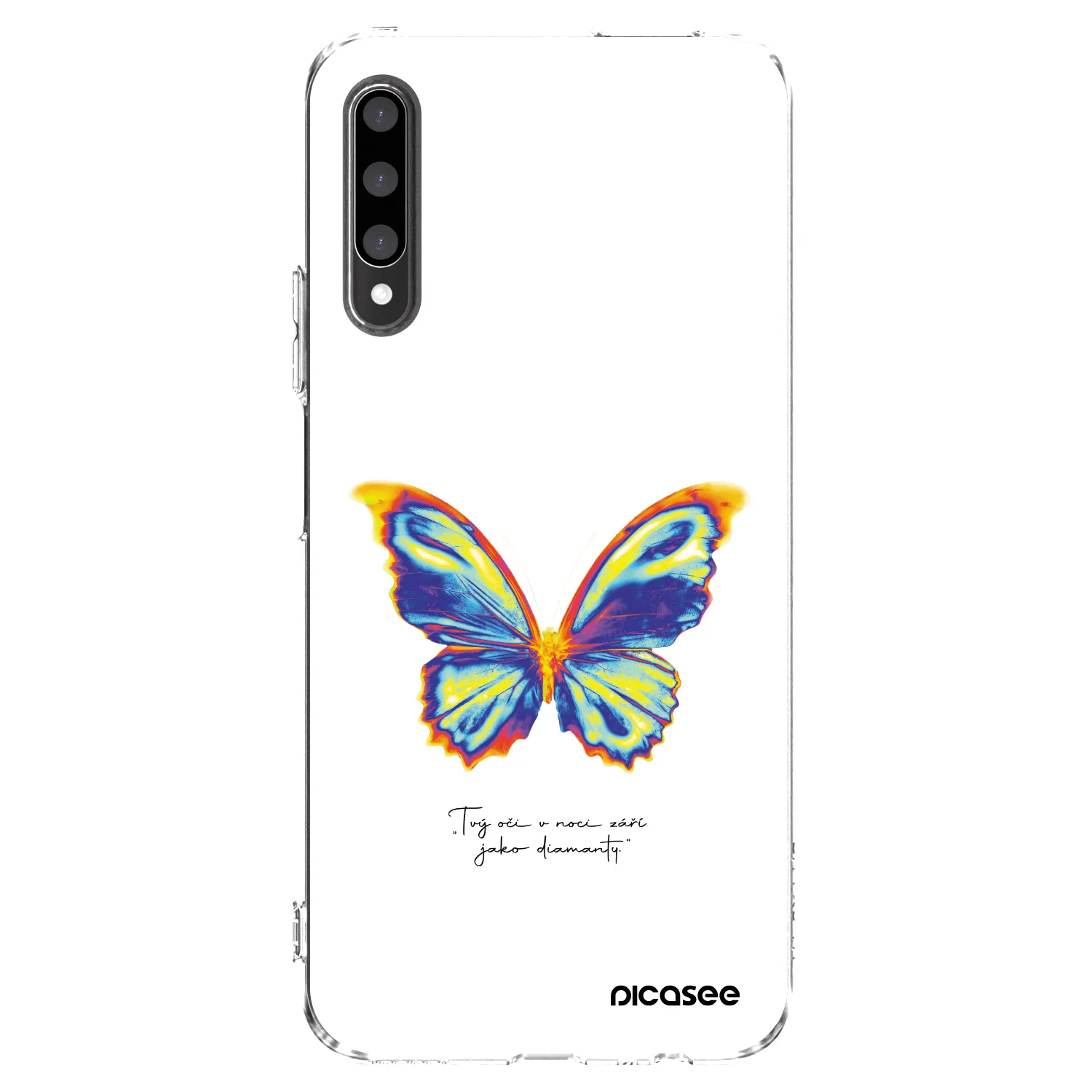 Picasee silikonski prozorni ovitek za Honor 9X Pro - Diamanty White