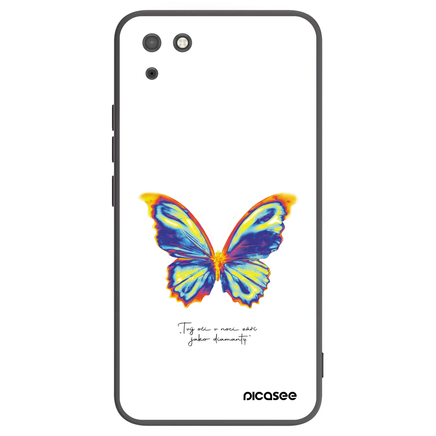Picasee silikonski črni ovitek za Huawei Y5P - Diamanty White