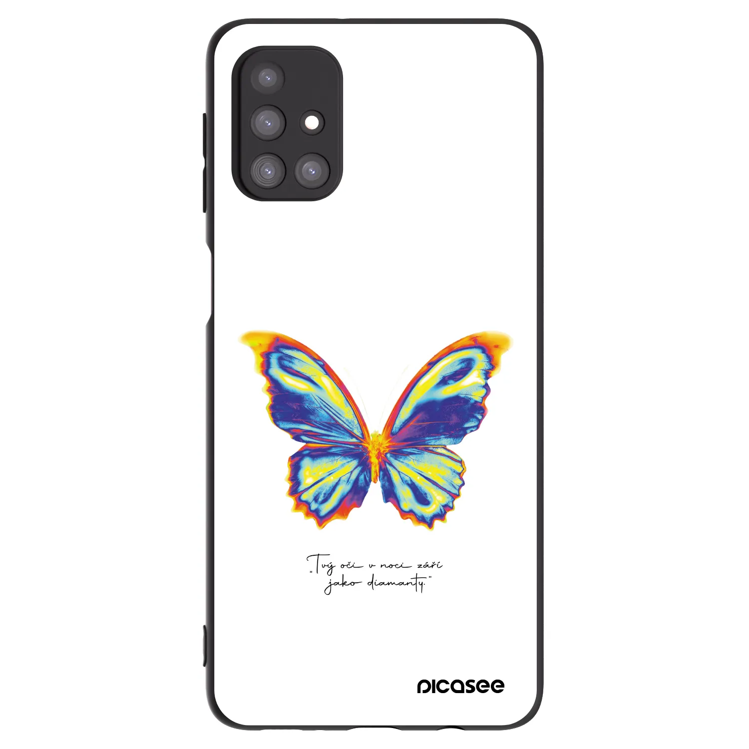 Picasee silikonski črni ovitek za Samsung Galaxy M31s - Diamanty White