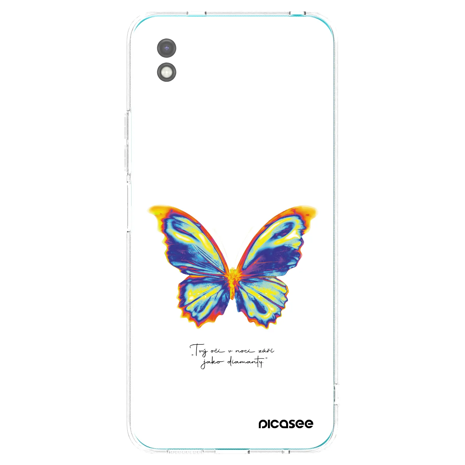 Picasee silikonski črni ovitek za Xiaomi Redmi 9A - Diamanty White