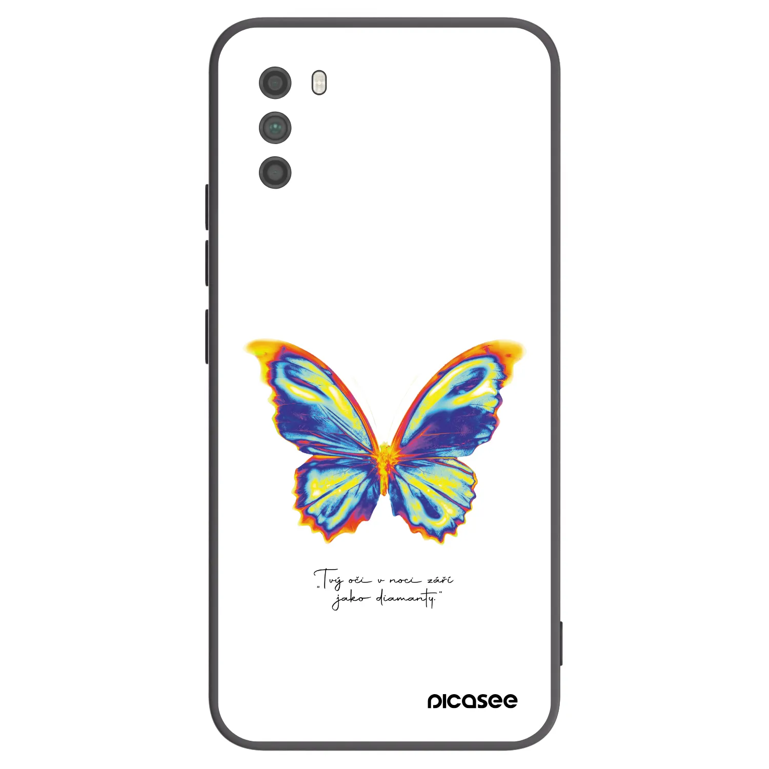 Picasee silikonski črni ovitek za Xiaomi Poco M3 - Diamanty White