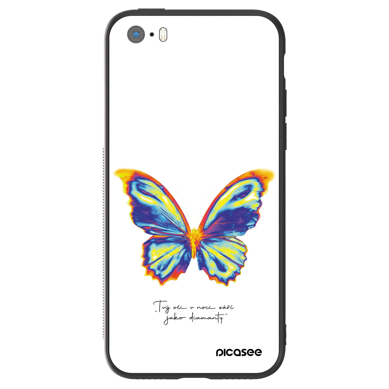 Picasee ULTIMATE CASE za Apple iPhone 5/5S/SE - Diamanty White