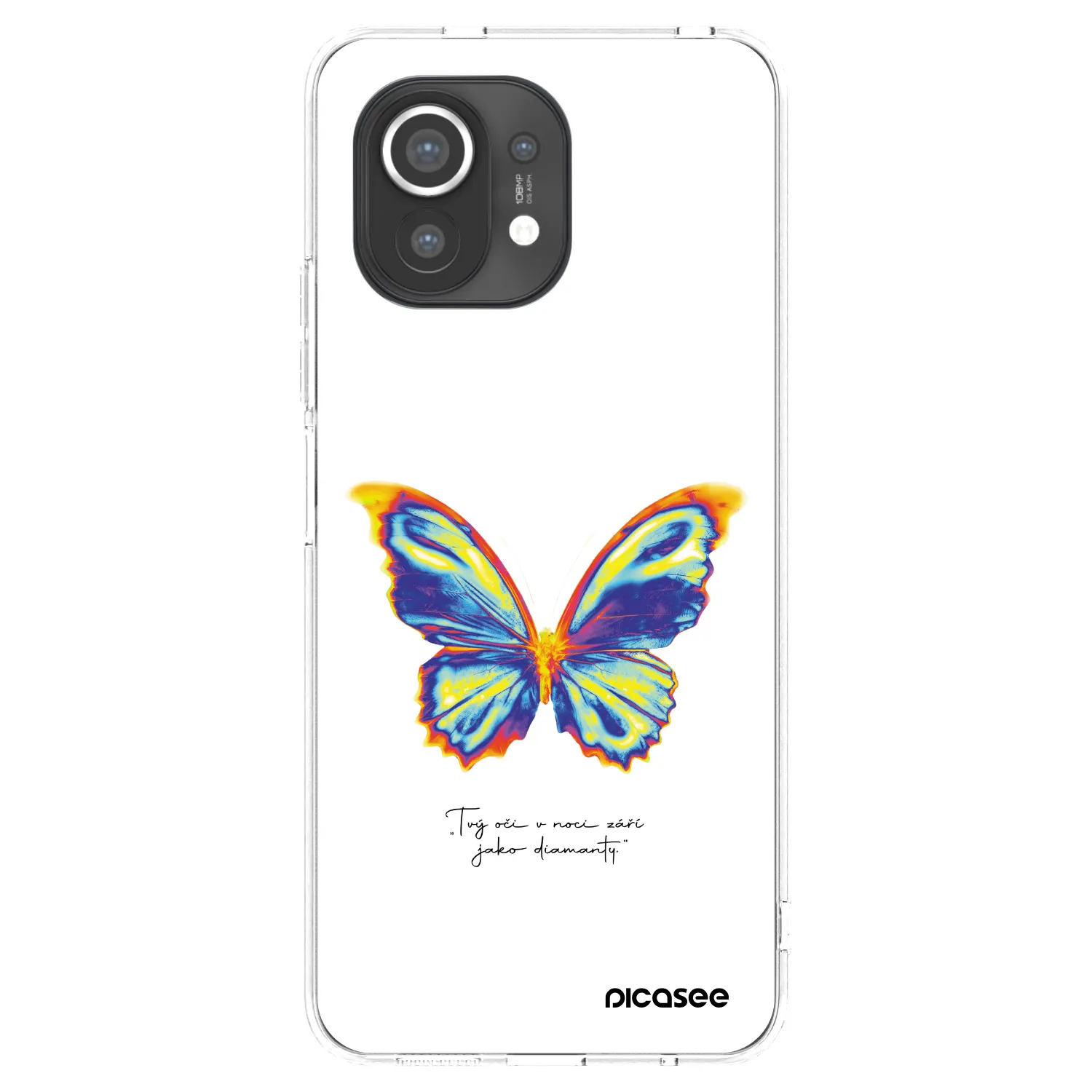 Picasee silikonski prozorni ovitek za Xiaomi Mi 11 - Diamanty White