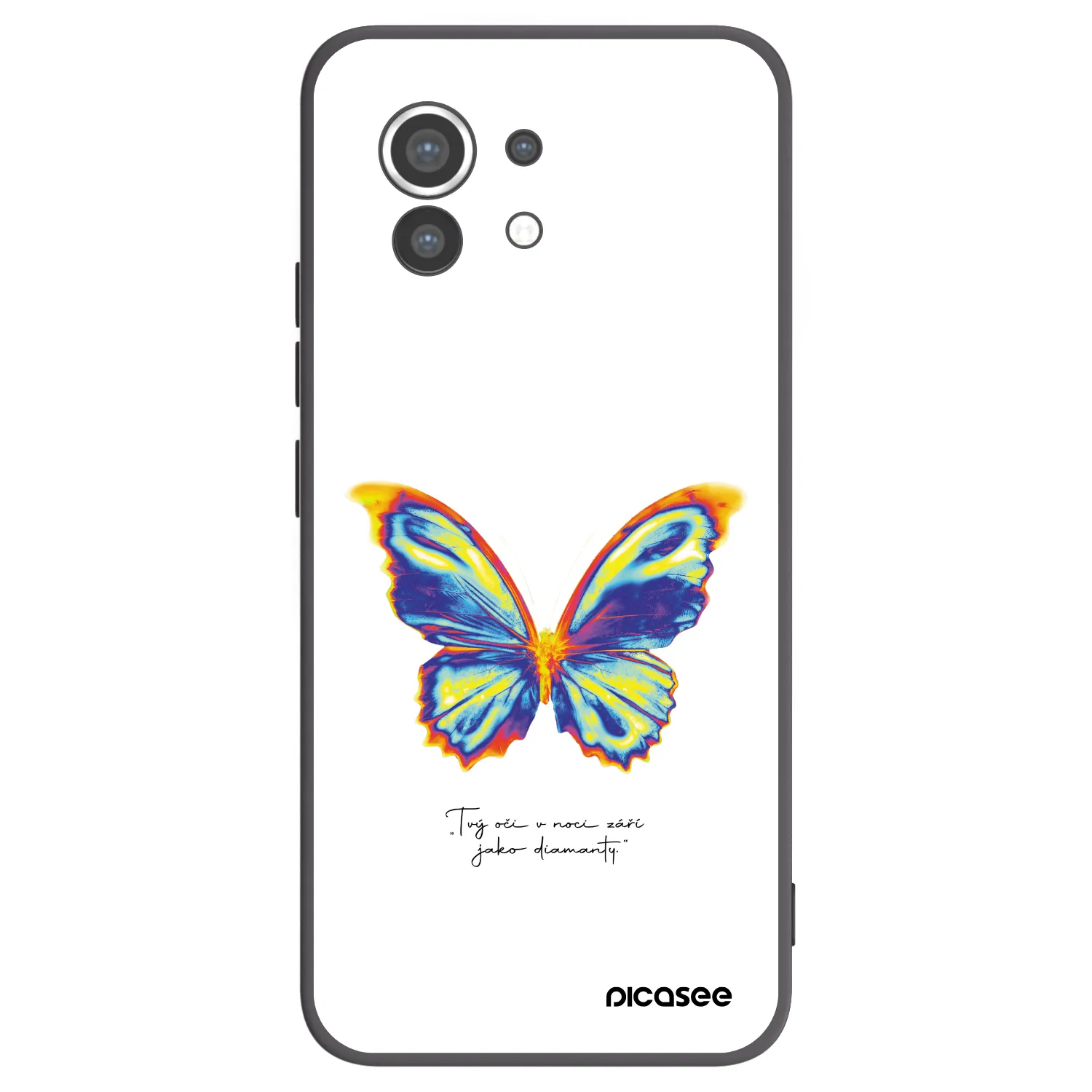 Picasee silikonski črni ovitek za Xiaomi Mi 11 - Diamanty White
