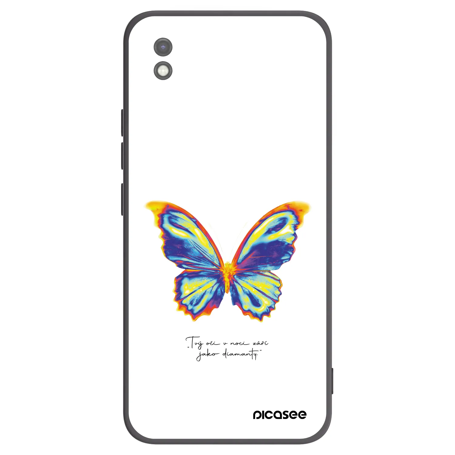 Picasee silikonski črni ovitek za Xiaomi Redmi 9AT - Diamanty White