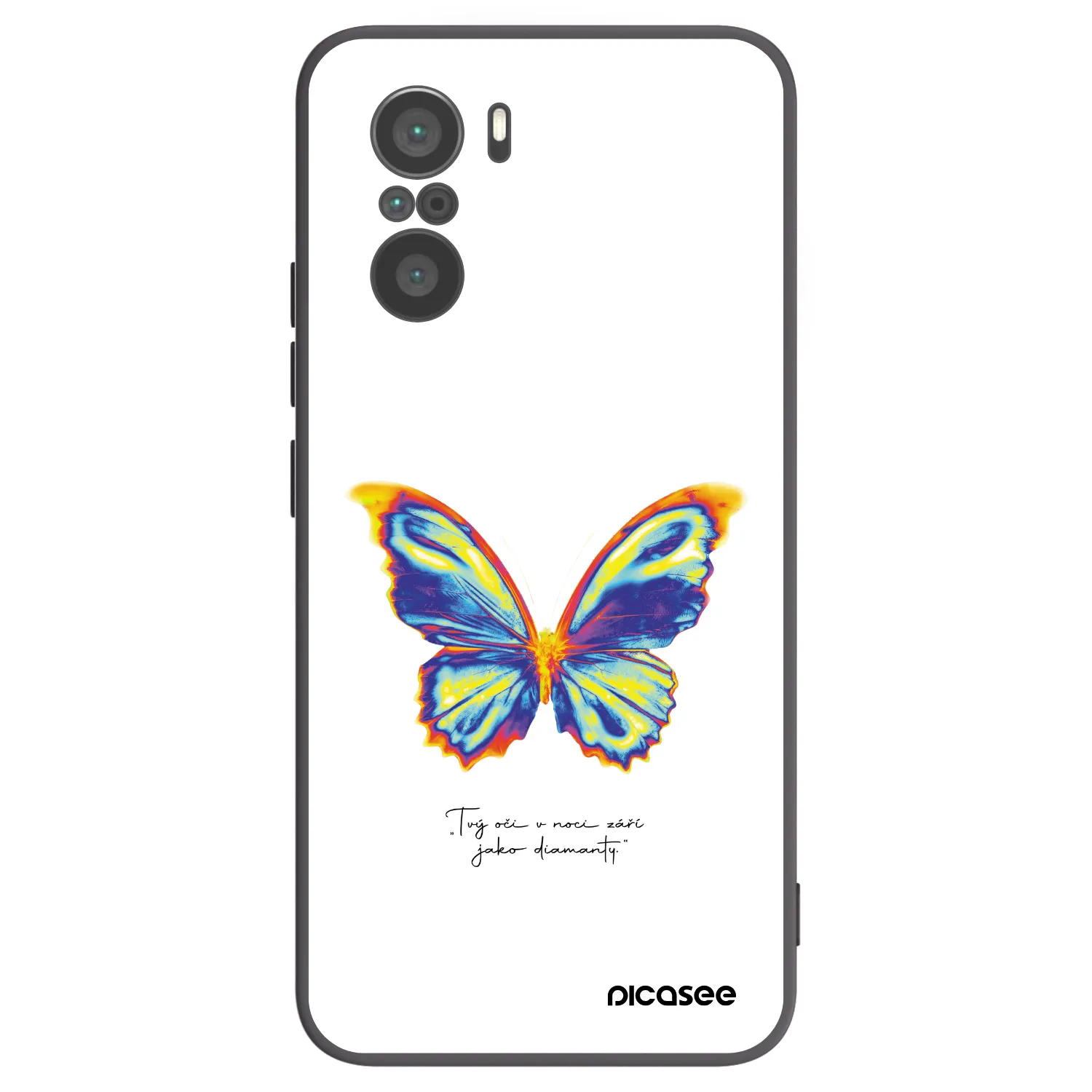 Picasee silikonski črni ovitek za Xiaomi Poco F3 - Diamanty White