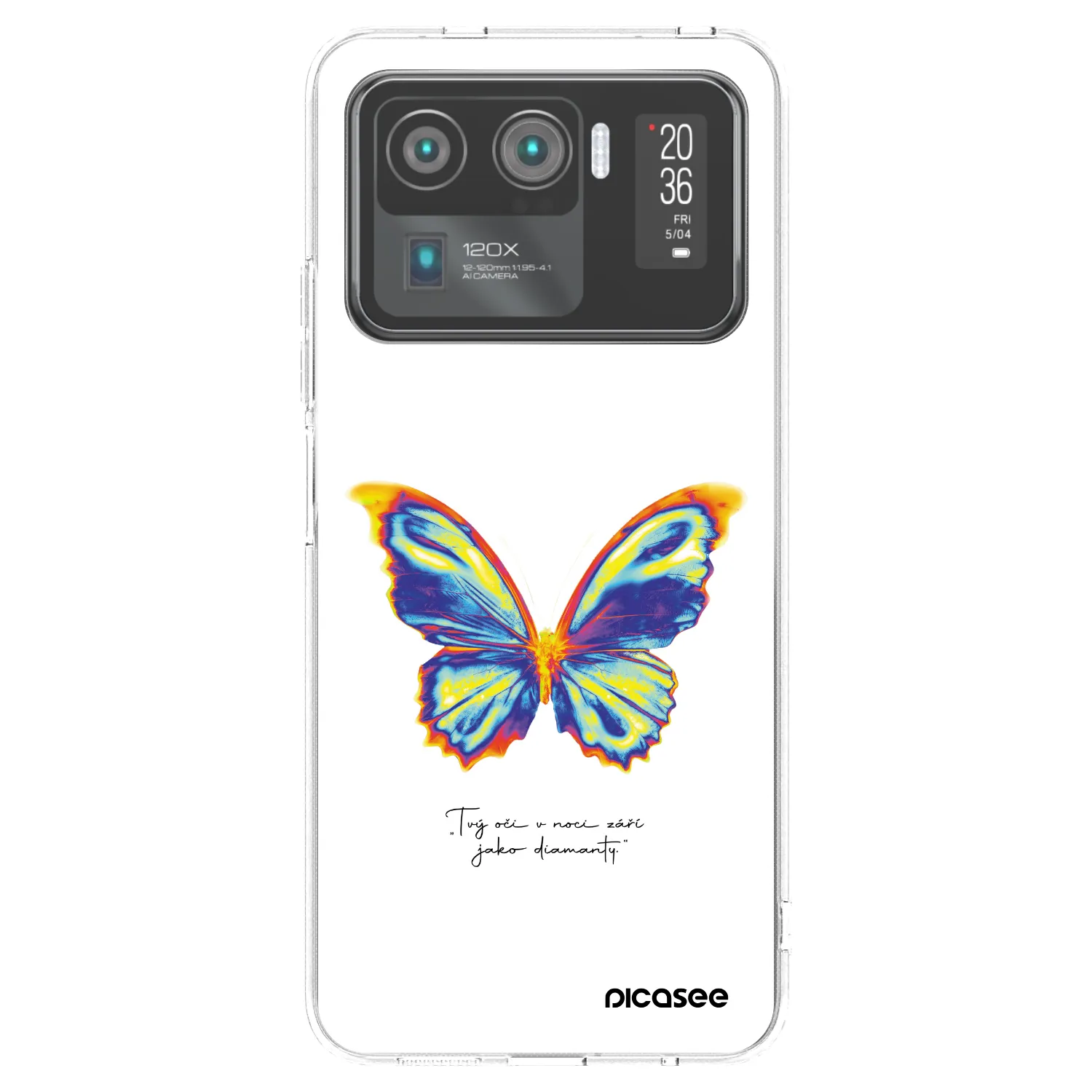 Picasee silikonski prozorni ovitek za Xiaomi Mi 11 Ultra - Diamanty White