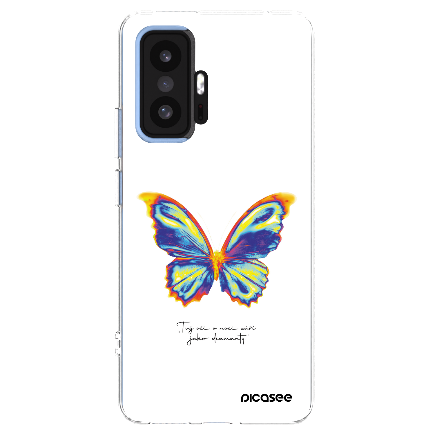 Picasee silikonski prozorni ovitek za Xiaomi 11T - Diamanty White