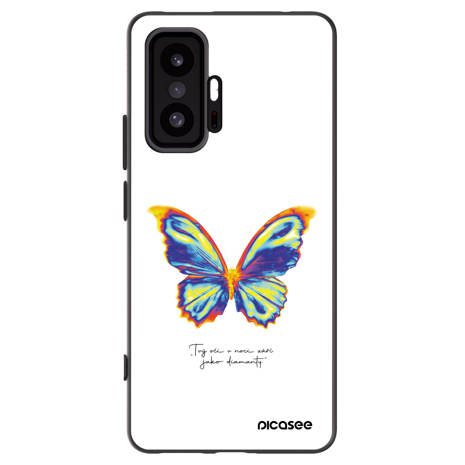 Picasee silikonski črni ovitek za Xiaomi 11T - Diamanty White