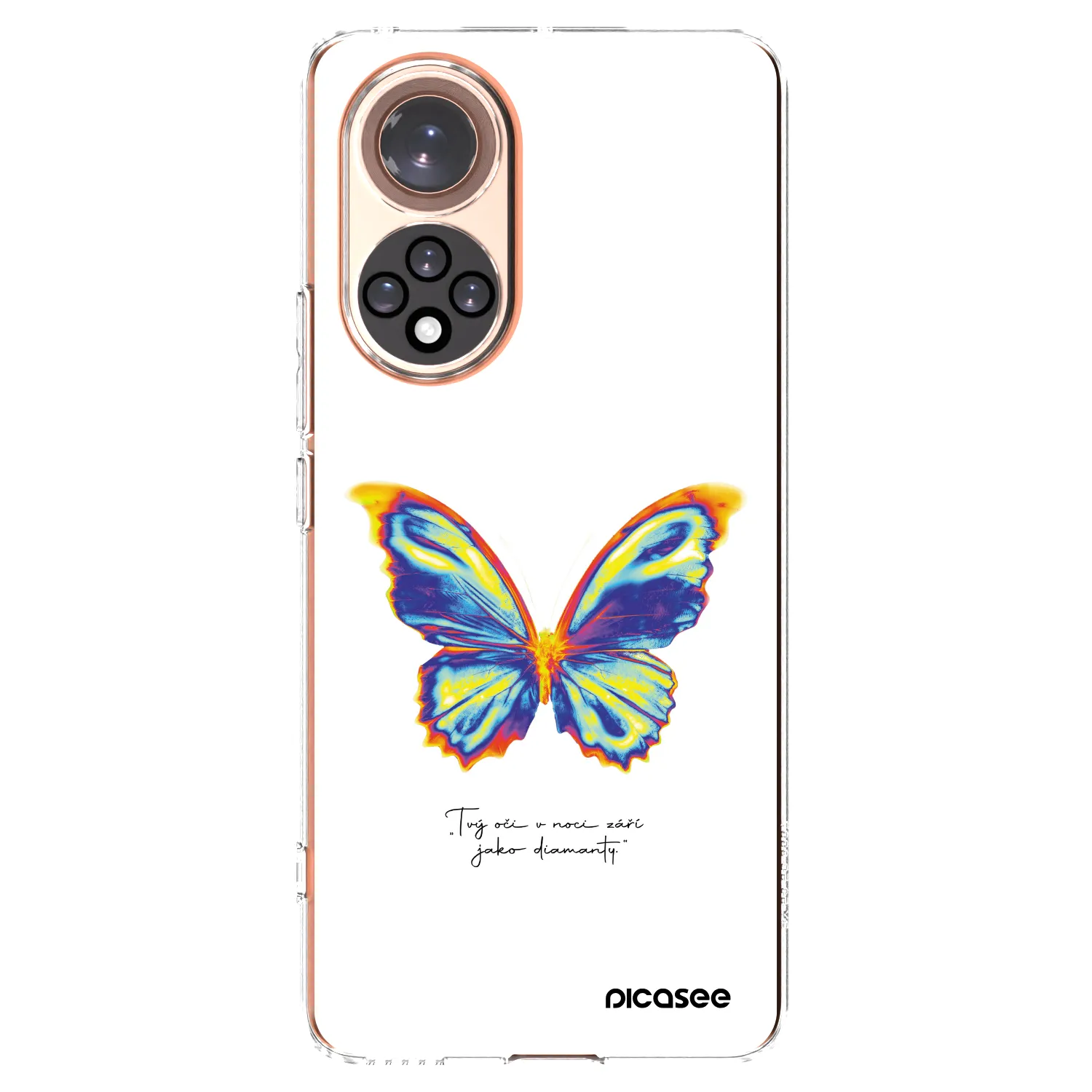 Picasee silikonski prozorni ovitek za Huawei Nova 9 - Diamanty White
