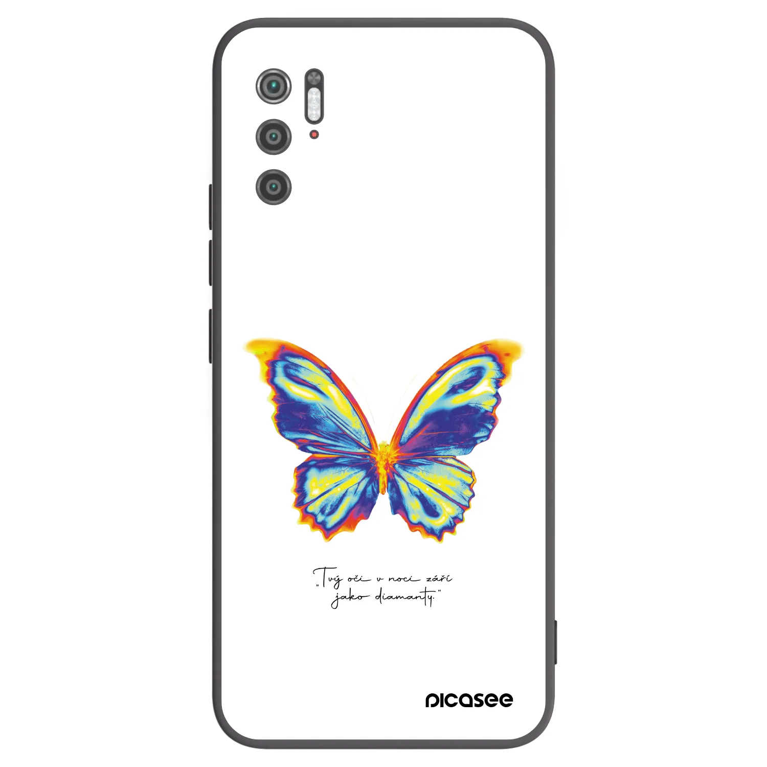 Picasee silikonski črni ovitek za Xiaomi Poco M3 Pro 5G - Diamanty White