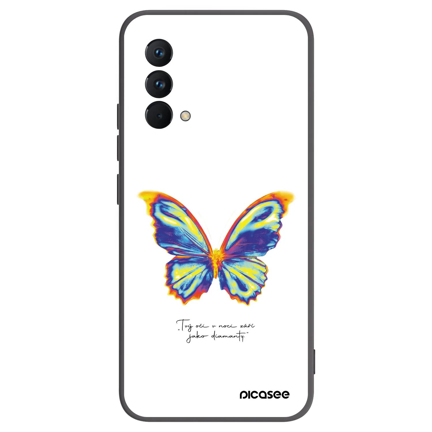Picasee silikonski črni ovitek za Realme GT Master Edition 5G - Diamanty White