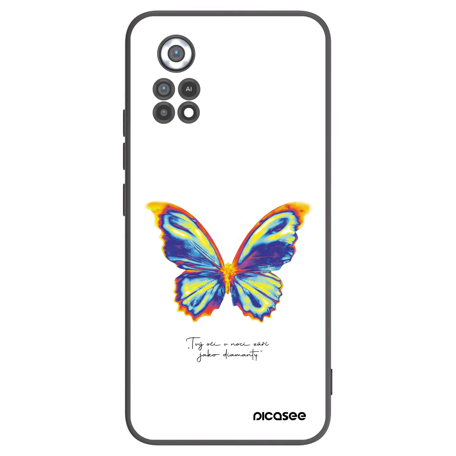 Picasee silikonski črni ovitek za Xiaomi Poco X4 Pro 5G - Diamanty White