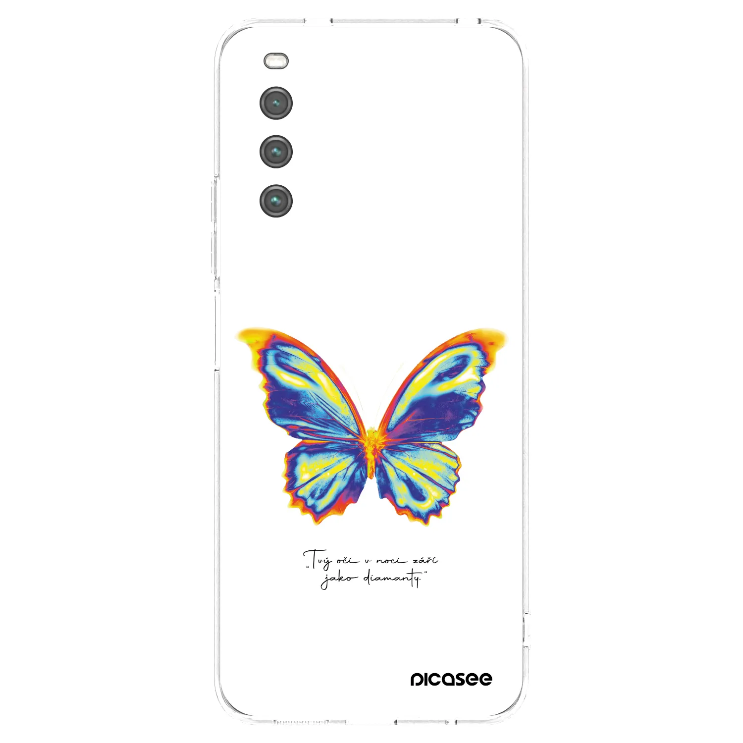 Picasee silikonski prozorni ovitek za Sony Xperia 10 IV 5G - Diamanty White