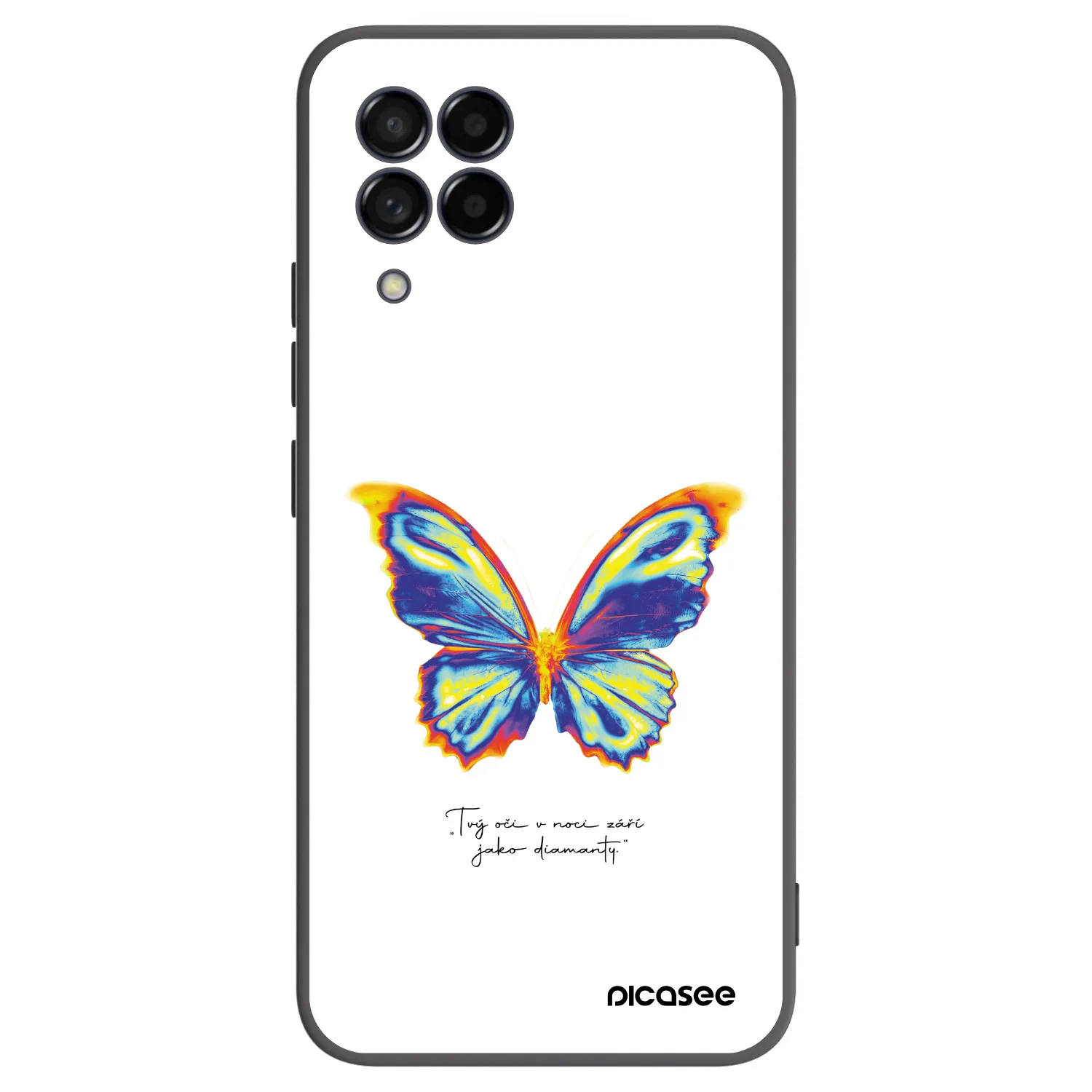 Picasee silikonski črni ovitek za Samsung Galaxy M53 5G - Diamanty White