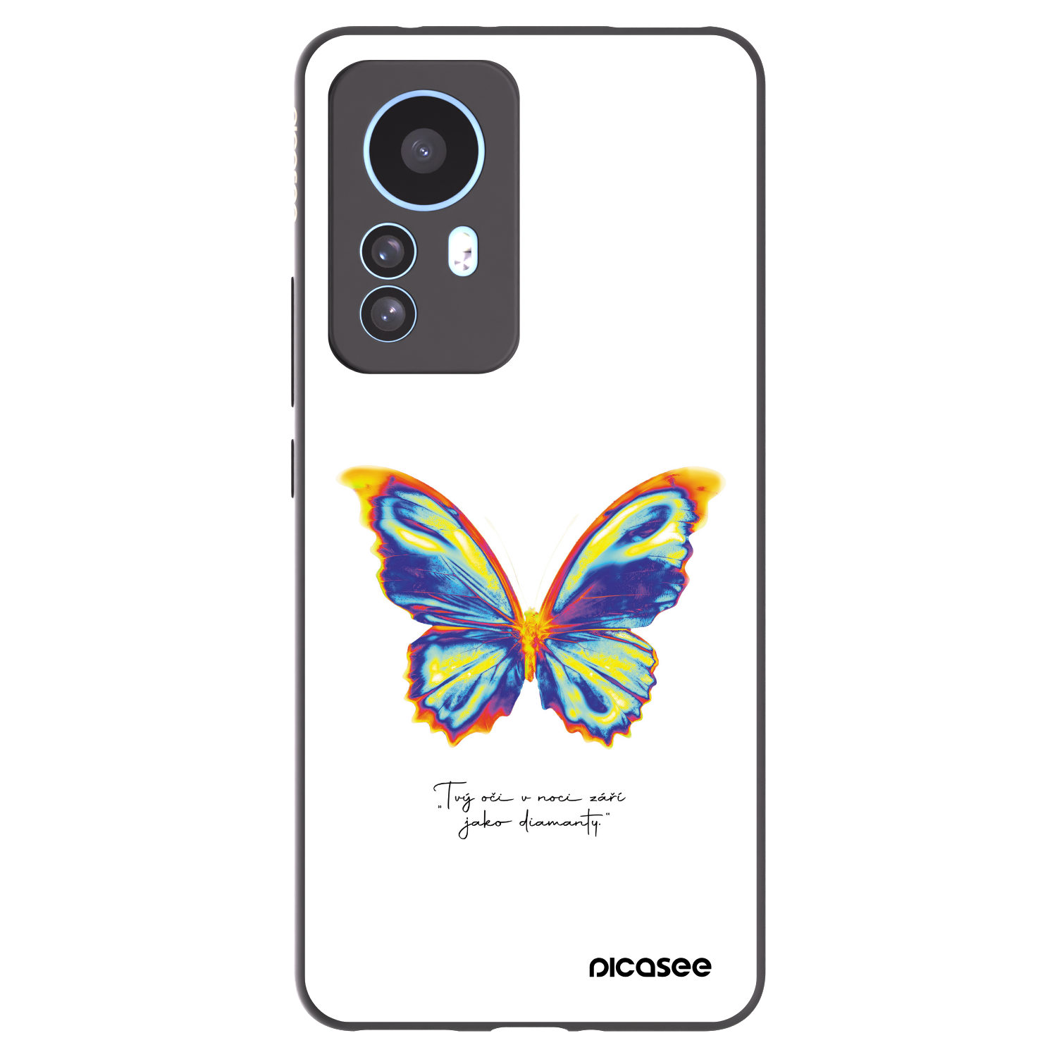 Picasee silikonski črni ovitek za Xiaomi 12T Pro - Diamanty White