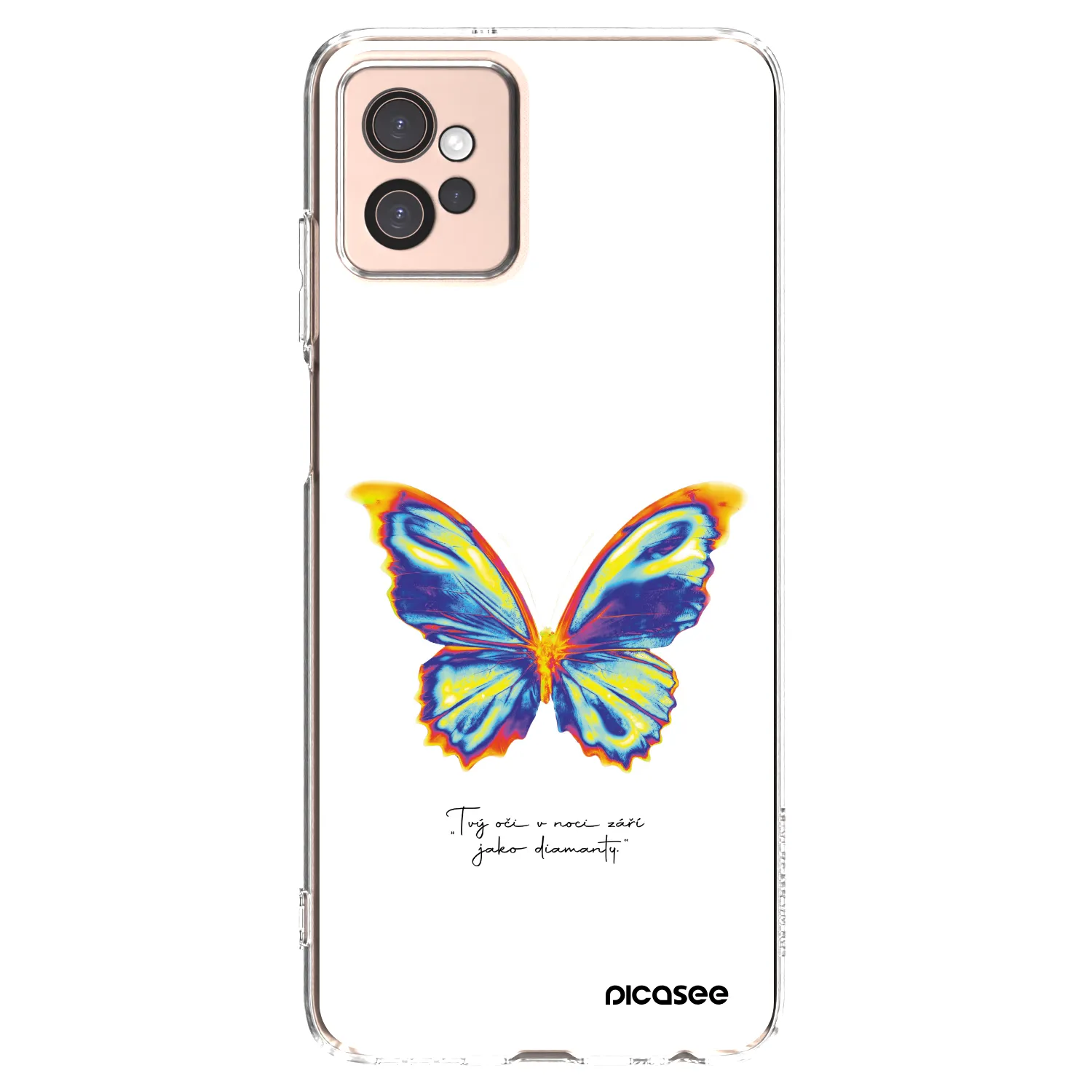 Picasee silikonski prozorni ovitek za Motorola Moto G32 - Diamanty White